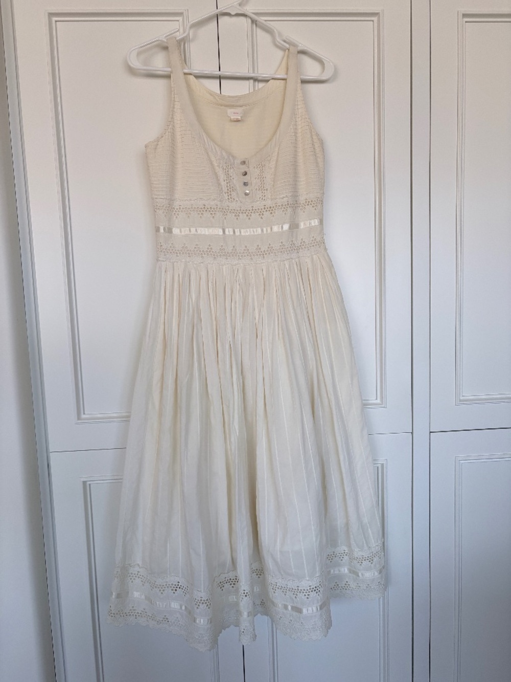 Snak Cream Summer Party dress